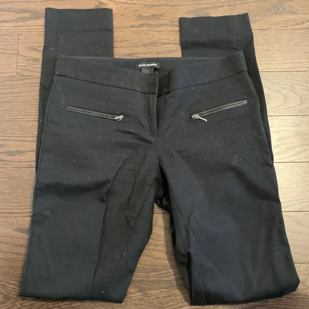 Club Monaco Skinny Black Dress Pants